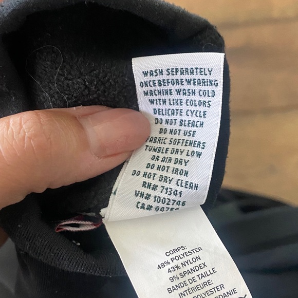 LL Bean PrimaLoft ThermaStretch Fleece Tights - Picture 4 of 5